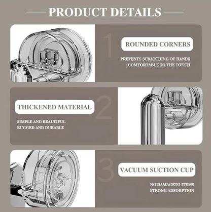 Waterproof Suction Cup Handle | Bathroom & Kitchen Cabinet Door Grip – Azarbex