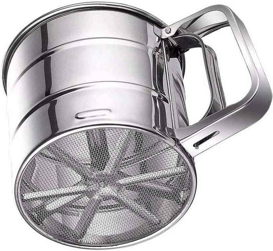 Flour Sifter for Baking | Fine Mesh Kitchen Sieve – Azarbex