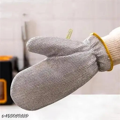 Wire Dishwashing Gloves | Heat-Resistant Waterproof Kitchen Cleaning Gloves – 1 Pair
