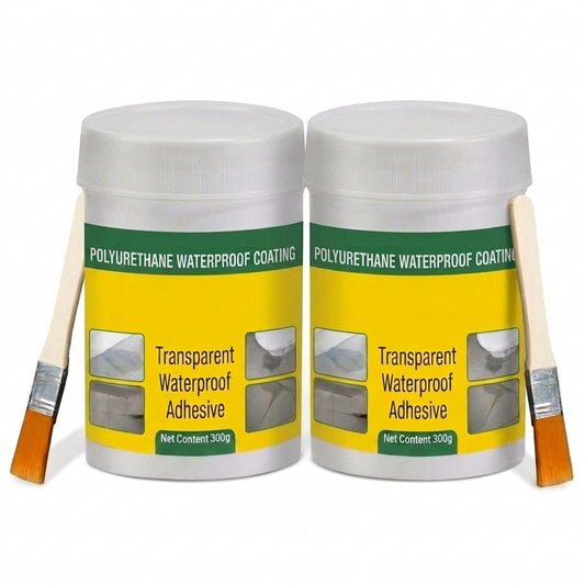 Waterproof Transparent Glue with 1 Brush | Pack of 2 – Azarbex