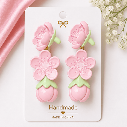 Premium Floral Hair Clips Set | Strong Grip, Durable & Stylish | Hair Accessories for Women & Girls - Azarbex™