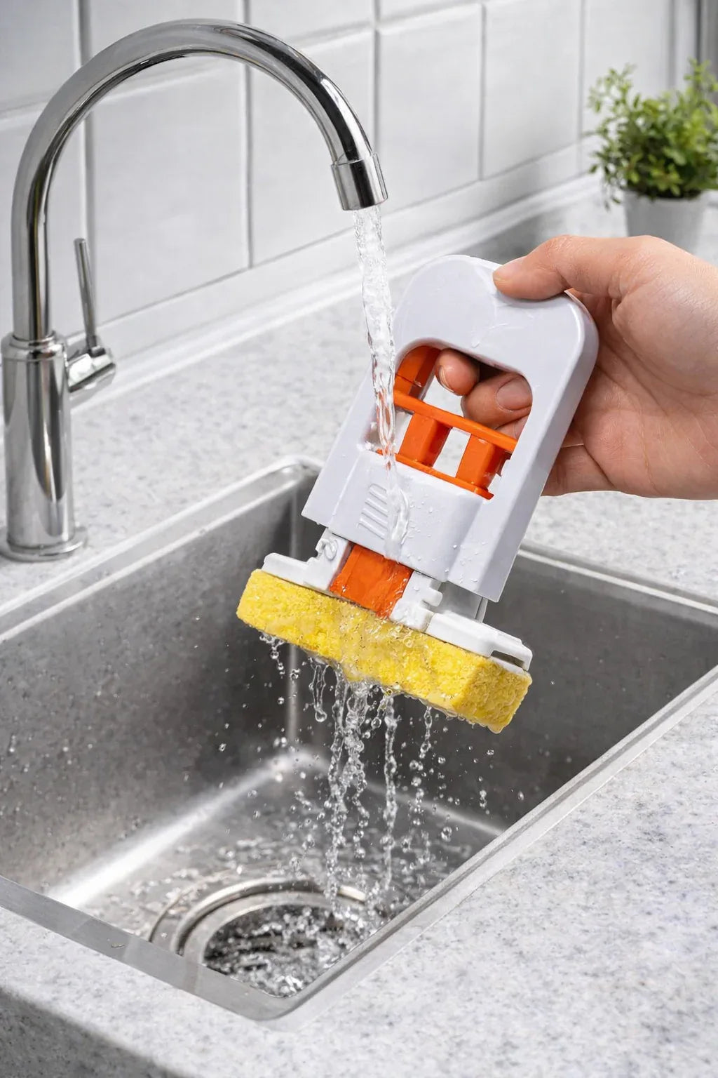 Self_Squeeze_Mini_Mop_Cleaning_Kitchen_Counter_Spill_Portable_Sponge_Cleaner - azarbex.store