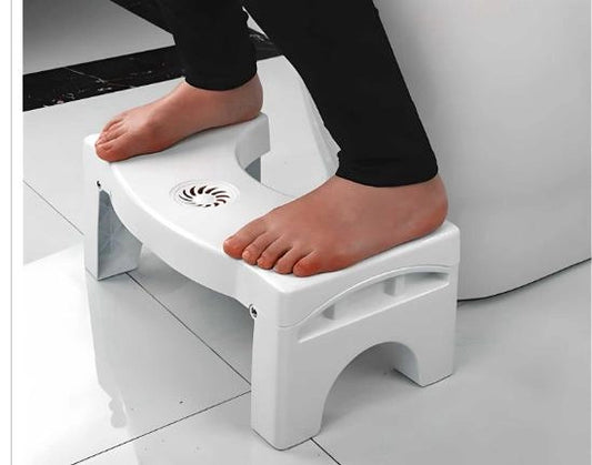 Foldable Toilet Stool | Squat Foot Rest for Western Toilet – Ergonomic Bathroom Stool – Azarbex
