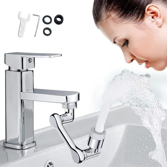 2-Mode Splash Filter Kitchen Tap Extended Faucet | Stainless Steel Water Saving Tap – Azarbex