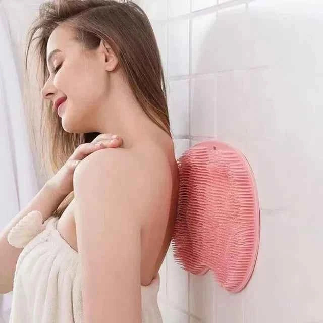Silicone Multiuse Scrubber for Bath & Foot (Pack of 2) | Body Exfoliator – Azarbex
