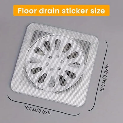 Disposable Shower Drain Hair Catcher | Anti-Clog Waterproof Mesh Stickers – Azarbex