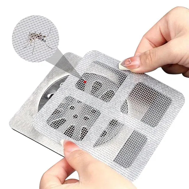 Disposable Shower Drain Hair Catcher | Anti-Clog Waterproof Mesh Stickers – Azarbex