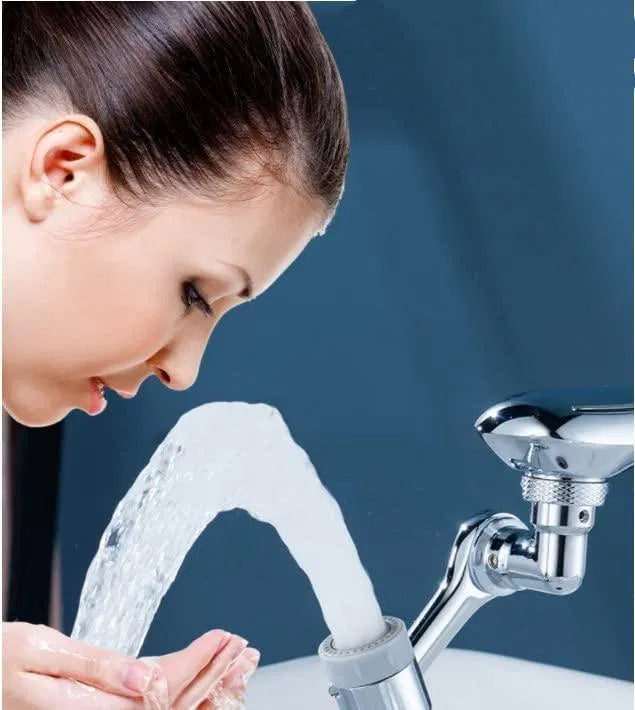 2-Mode Splash Filter Kitchen Tap Extended Faucet | Stainless Steel Water Saving Tap – Azarbex
