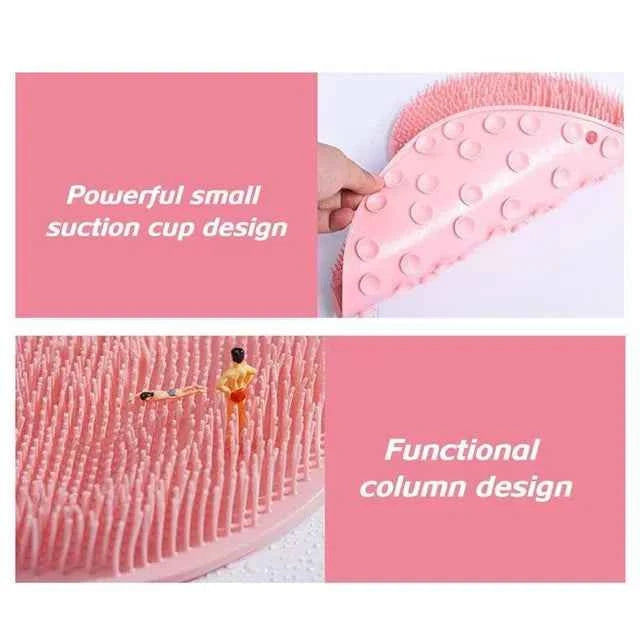 Silicone Multiuse Scrubber for Bath & Foot (Pack of 2) | Body Exfoliator – Azarbex