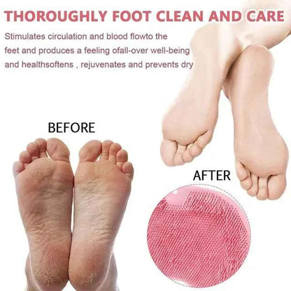 Silicone Multiuse Scrubber for Bath & Foot (Pack of 2) | Body Exfoliator – Azarbex