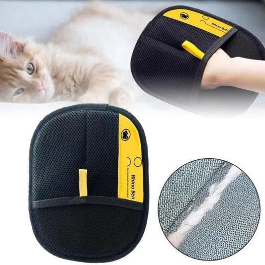 Pet Hair Removal Gloves | Grooming & Deshedding Mitt for Dogs & Cats – Azarbex