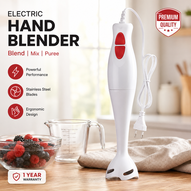 Electric Hand Blender Stick | 4-in-1 Kitchen Combo Kit – Azarbex™
