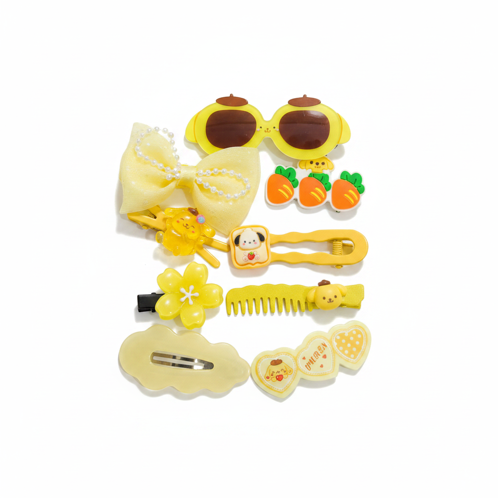 Azarbex 36-Piece Kids Hair Clip Collection - Clean