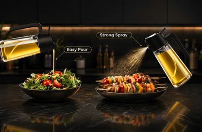 Kitchen Combo Kit | Oil Sprayer + Filter Spoon – Azarbex