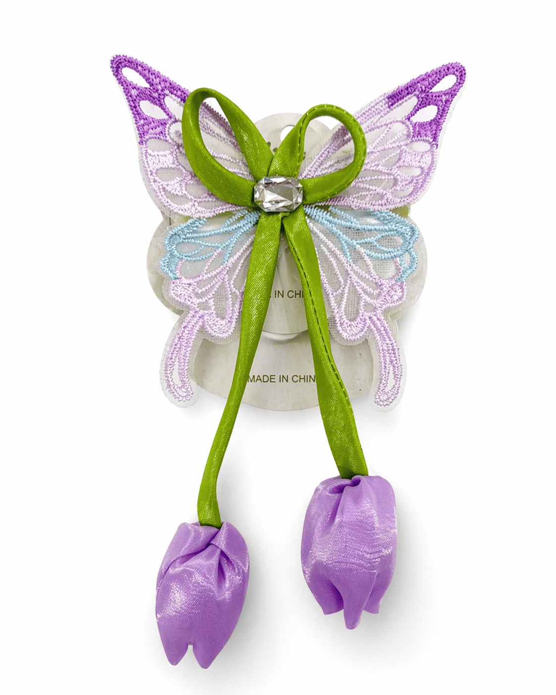 Butterfly Hair Clip for Women & Girls | Floral Tulip Design Cute Hair Pin with Strong Grip-Azarbex™