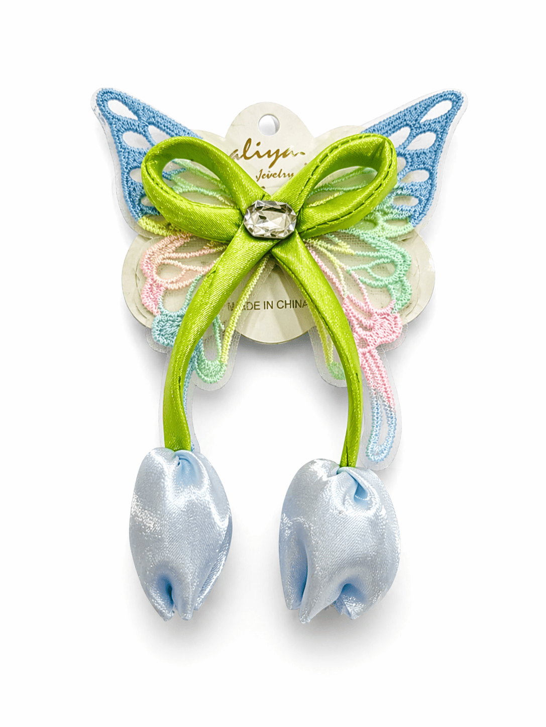 Butterfly Hair Clip for Women & Girls | Floral Tulip Design Cute Hair Pin with Strong Grip-Azarbex™