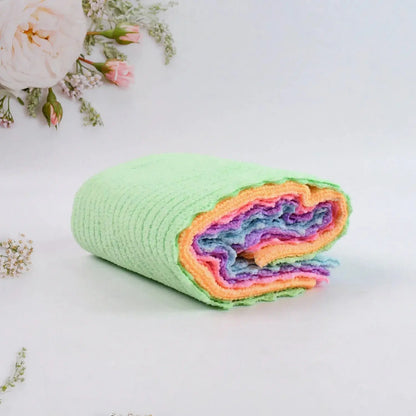 Pack of 5 super absorbent microfiber cleaning cloths for kitchen and car - Azarbex