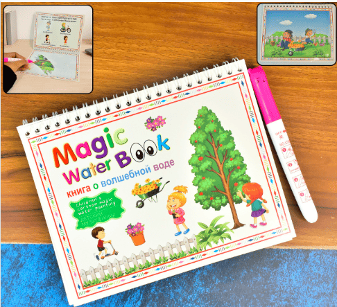 Children's Drawing Activity Water Book | Pack of 2 – Azarbex