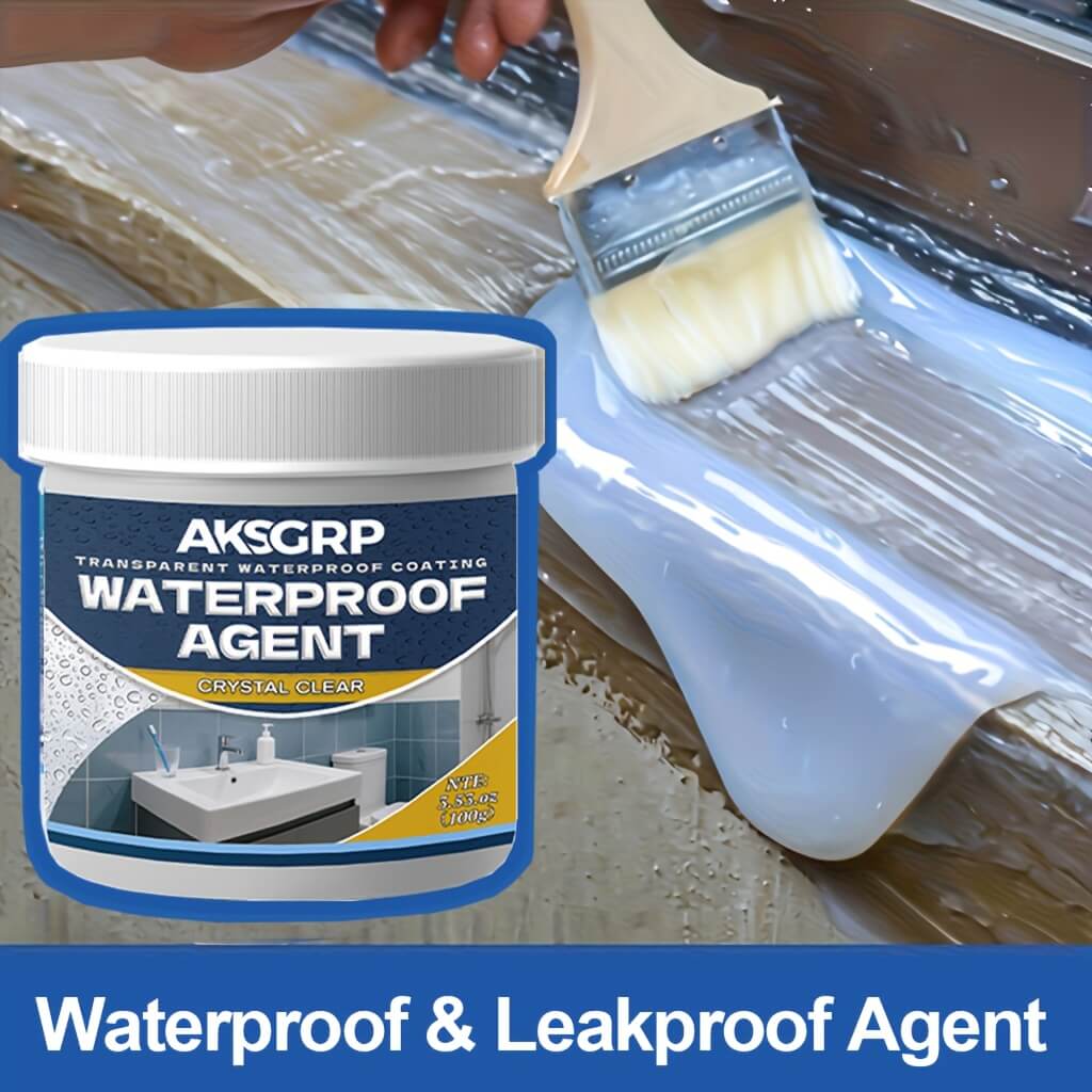 Transparent Waterproof Agent (Pack of 2) | Wall, Roof & Crack Sealant – Azarbex